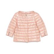 Blush Pink Quilted Outerwear