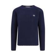 Uld VLogo Broderet Sweater