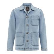 Work Shirt Jakke i Bomuldsdenim