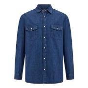 Bomuldsdenim Overshirt