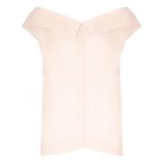 Silke V-Hals Pink Top