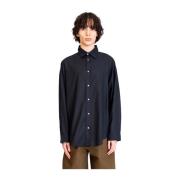 Sort Button-Up Skjorte