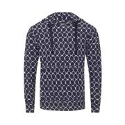 Midnight Navy Geo Tile Strik Sweatshirt