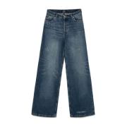 Blå Denim Jeans