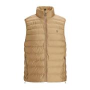 Lysbrun polstret vest