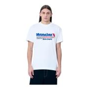 Bomuld Jersey Logo Print T-Shirt