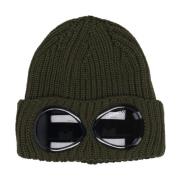 Merino Wool Goggle Lapel Hat