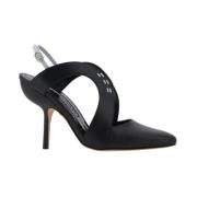 Læder Stiletto Hæl Pumps