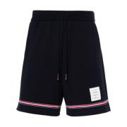 Blå Jersey Shorts med RWB Stribe