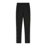 Sorte polyester joggers til mænd