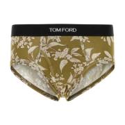 Stretch Bomuld Trykt Briefs