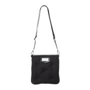 Sport Flat Crossbody Taske med Logo Patch