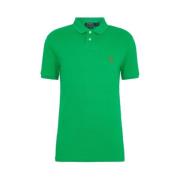 Slim Fit Bomuld Piqué Polo Skjorte