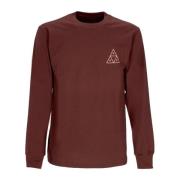 Triangle Langærmet T-shirt Aubergine