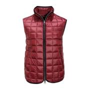 Rød Bordeaux Puffer Vest