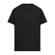 T-shirt med broderet logo