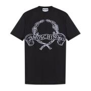 T-shirt med broderet logo