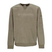 Sten Grøn Fleece Crewneck Sweatshirt