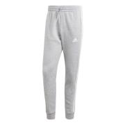 Grå Essentials Fleece 3-Stripes Tapered Cuff Bukser