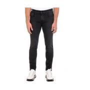 Anbass Hyperflex Stretch Sorte Denim Jeans