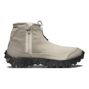 Grå Snowclog Mid Stof Sneakers