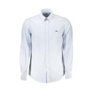 Elegant stribet button-down skjorte i bomuld