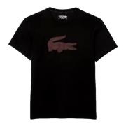 Sort/Burgund 3D Logo T-shirt