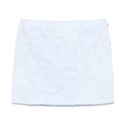 Cotton Mini Skirt Skyway