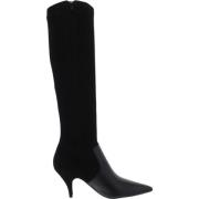 Suede High Heel Boots