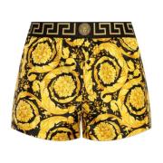 Silke lingeri shorts med Barocco print