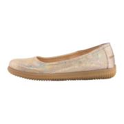 Marie Ballerina Metallic Suede