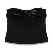 Beaded Bow Bandeau Top