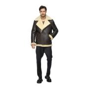 Charlie - Brun Beige Shearling Frakke