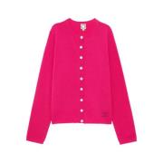 Pink Broderet Cardigan