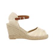 Kvinders Espadrille Kile Sandaler Hvid