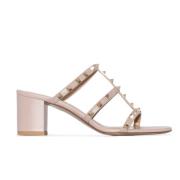 Pudder Pink Rockstud Bur Mules