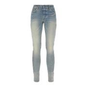 3D Bones Skinny Jeans