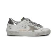 Suede Logo Low Lace-Up Trainers