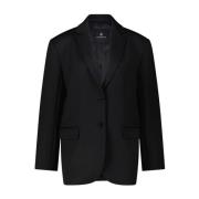 Klassisk Blazer med Revers Krave