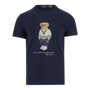 Bomuld Crew Neck Polo Bear T-shirt