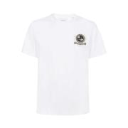 Bomuld Ribbet Crew T-shirt