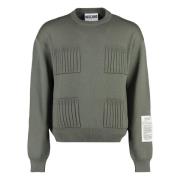 Ribstrikket uldsweater