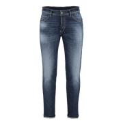 Reggae Tapered Fit Jeans med Baglogo Label