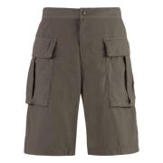 Cotton Cargo Bermuda Shorts