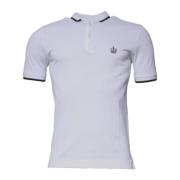 Krone Broderet Bomuld Polo T-shirt