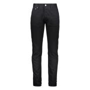 Slim Fit Jeans med Metal Detaljer