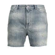 Destroyed Denim California Shorts