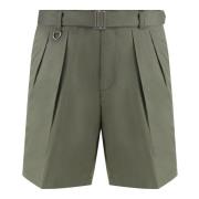 Justerbare Bermuda Shorts i Bomuldsblanding