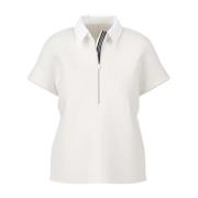 Ribbet Satin Polo Shirt