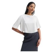 Lola cropped silke tee